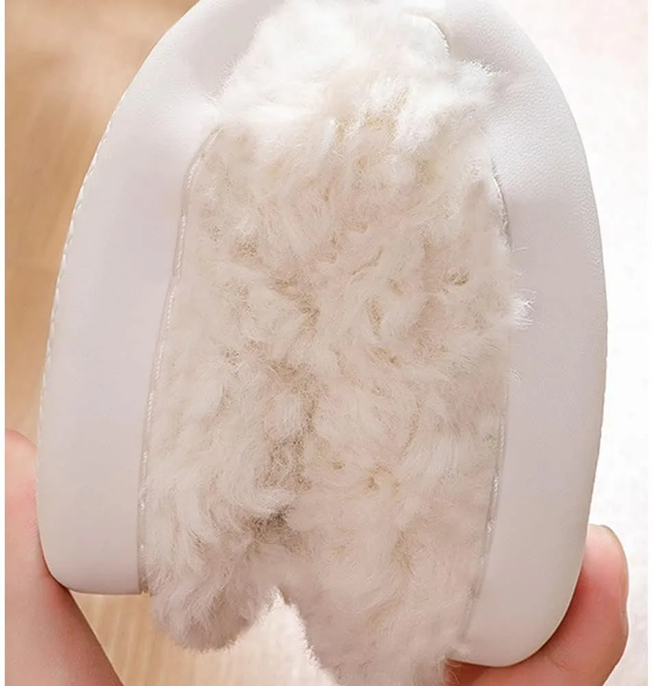JadeRich Women's Cute Animal Slippers Winter Warm Fuzzy Plush House Slipper Cartoon Sheep Indoor Shoes