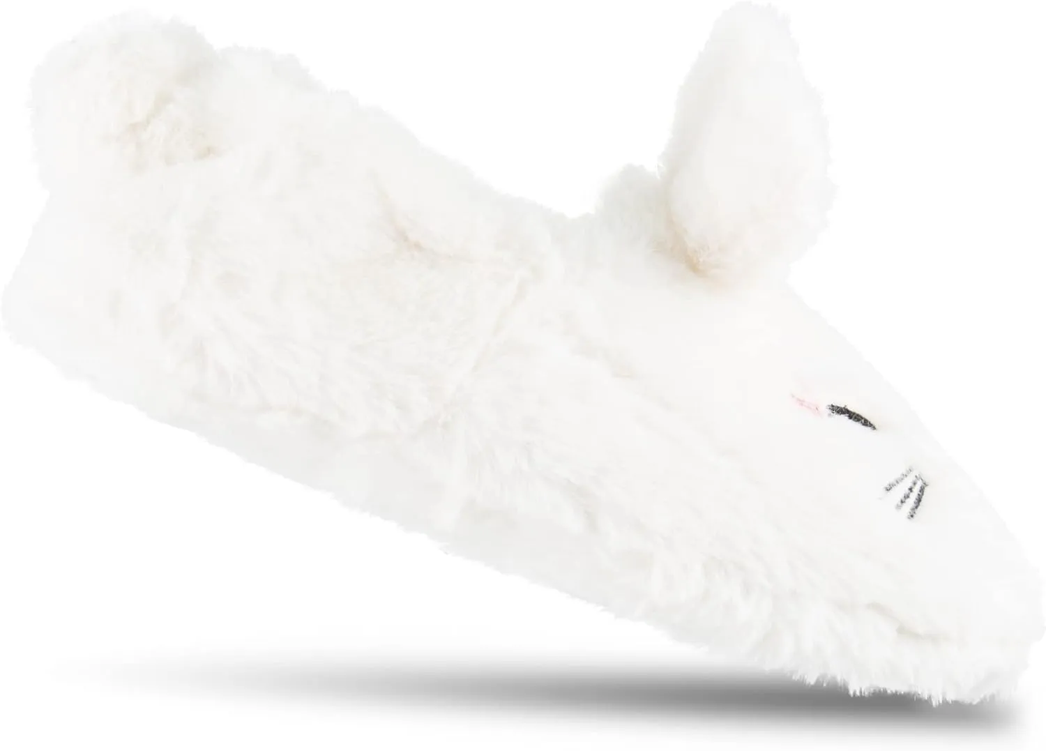 Jessica Simpson Girl's Cute and Cozy Plush Slip on House Slippers with Memory Foam