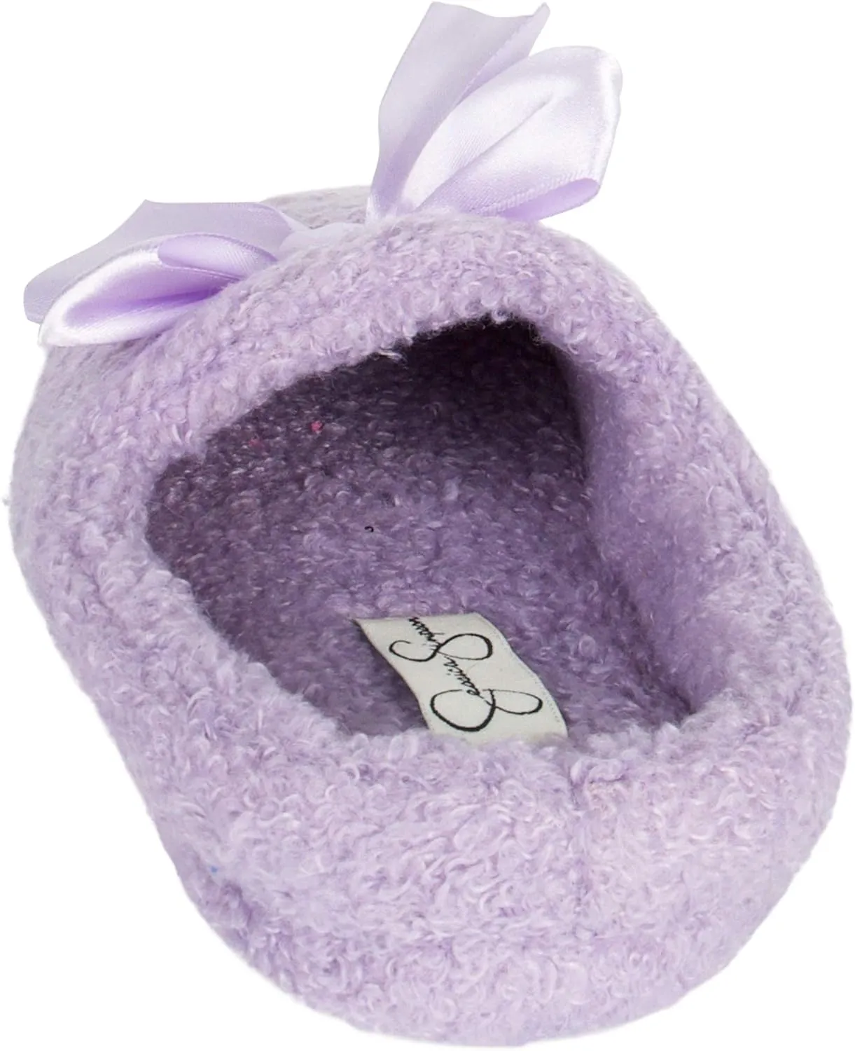 Jessica Simpson Unisex-Child Plush Marshmallow Slide on House Slipper Clog with Memory Foam