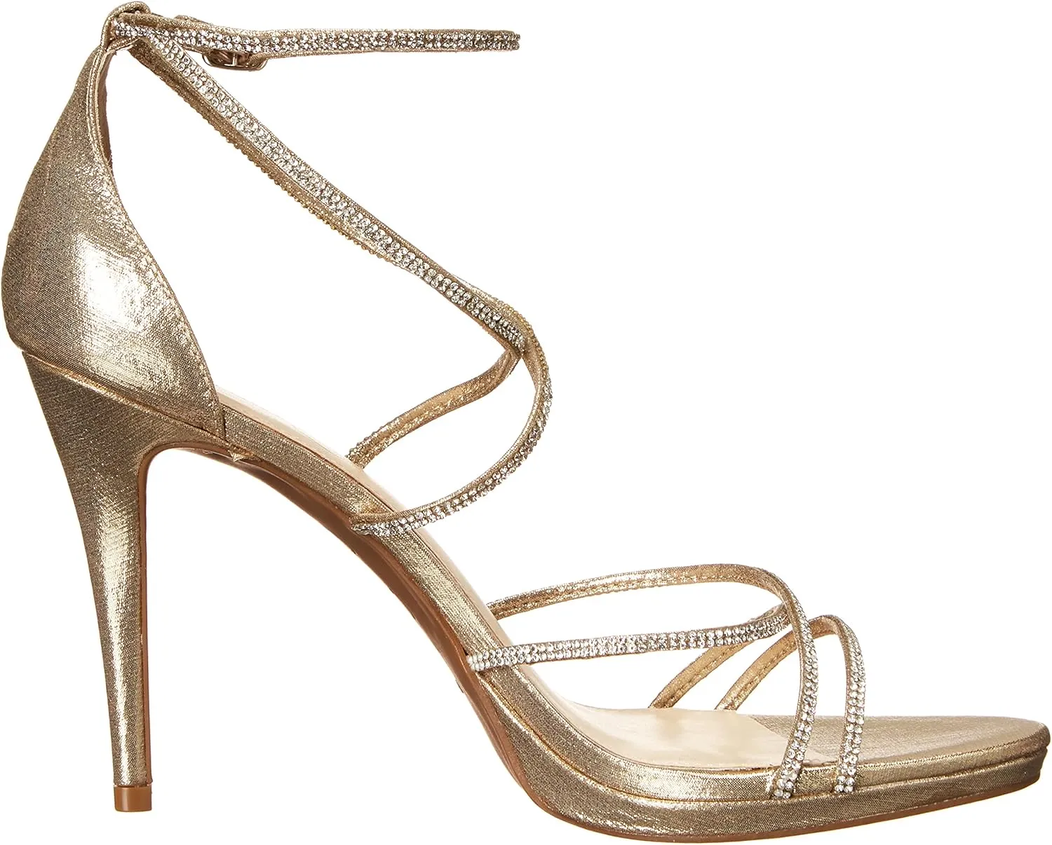 Jessica Simpson Womens Jaeya Rhinestone Strappy Dress Sandals