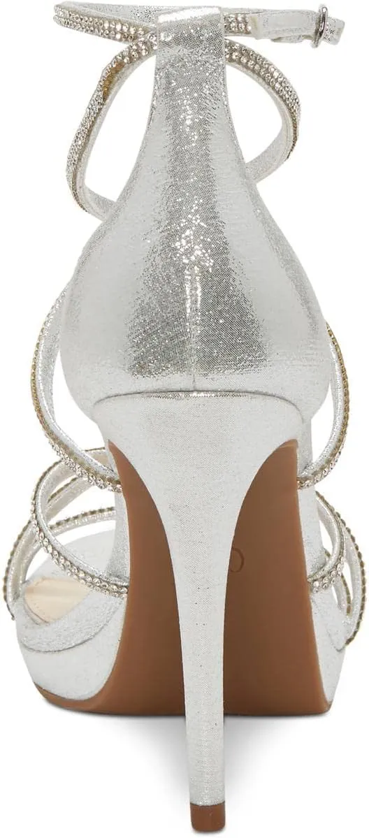 Jessica Simpson Womens Jaeya Rhinestone Strappy Dress Sandals