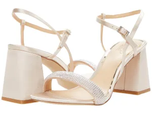 Jewel Badgley Mischka Womens Earlene Dress Sandals Beige 9 Medium (B,M)