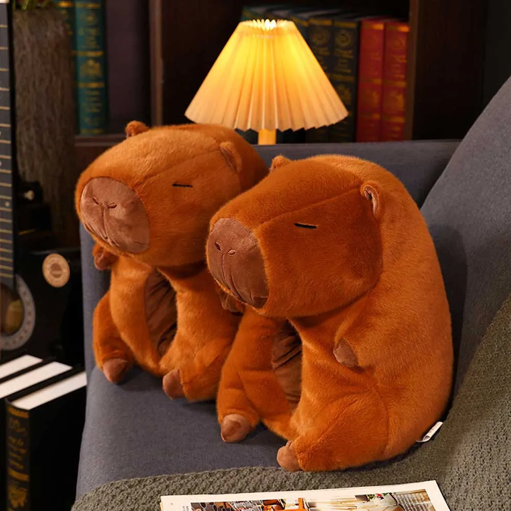 Kawaii Capybara Plush Slippers Indoor Home Shoes
