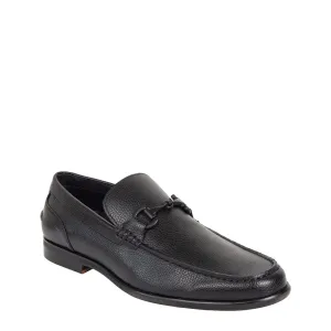Kenneth Cole REACTION Men's Crespo Loafer with Bit, Black/Black, 11 M