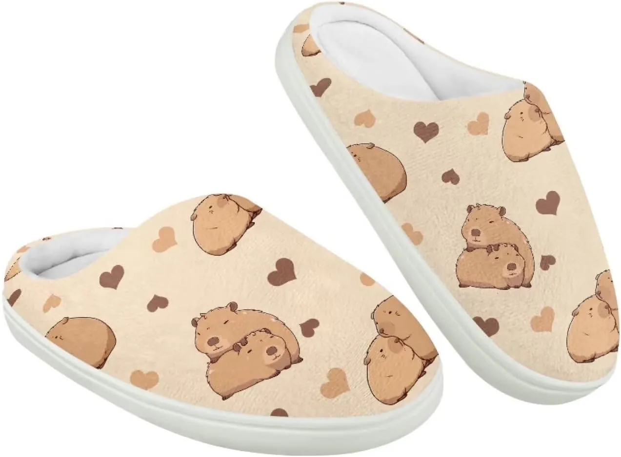 Kids Animal Slippers for Boys Girls Winter Plush Warm Slippers Lightweight Soft Fluffy Fuzzy Shoes Indoor Non Slip House Shoes US 9-15
