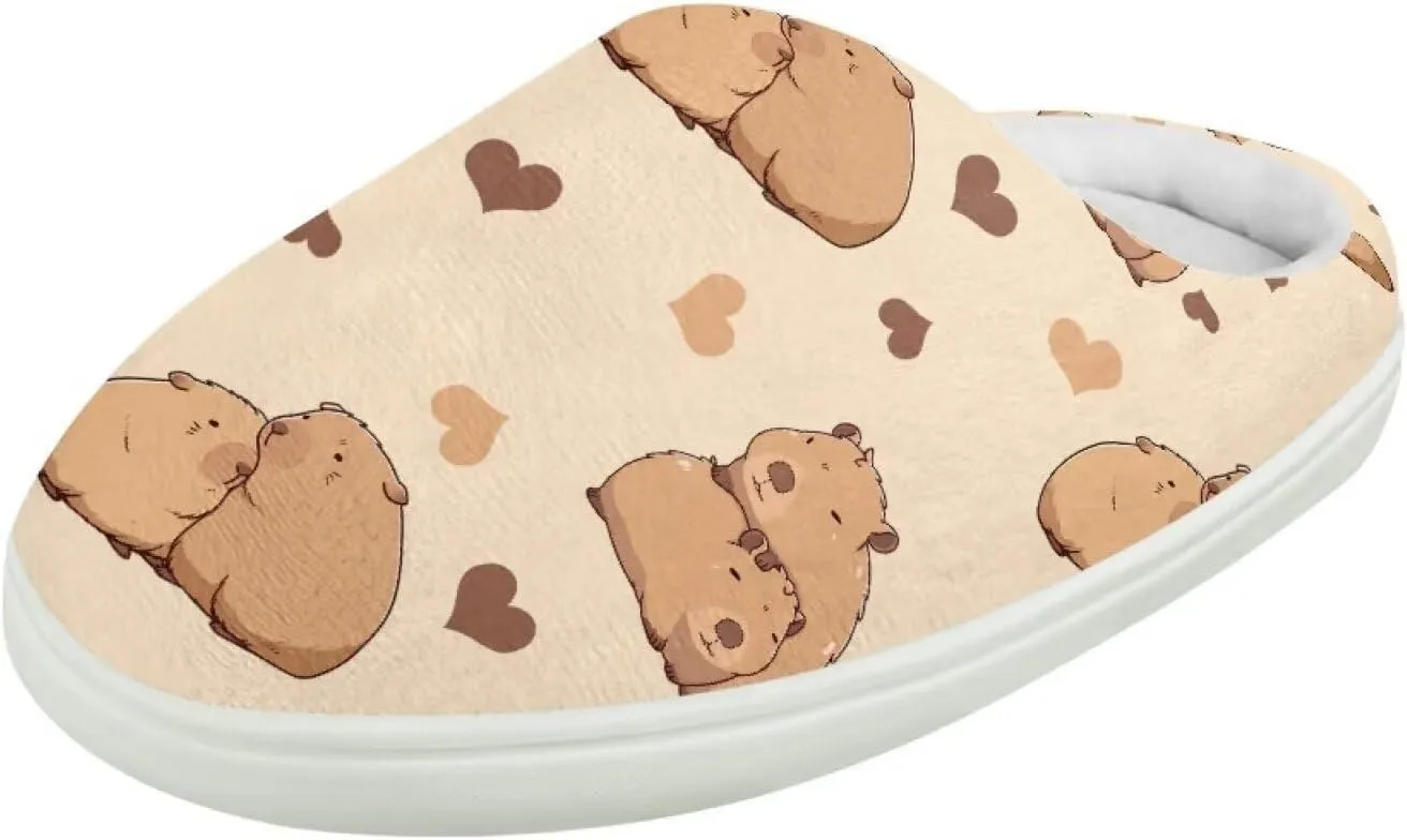 Kids Animal Slippers for Boys Girls Winter Plush Warm Slippers Lightweight Soft Fluffy Fuzzy Shoes Indoor Non Slip House Shoes US 9-15