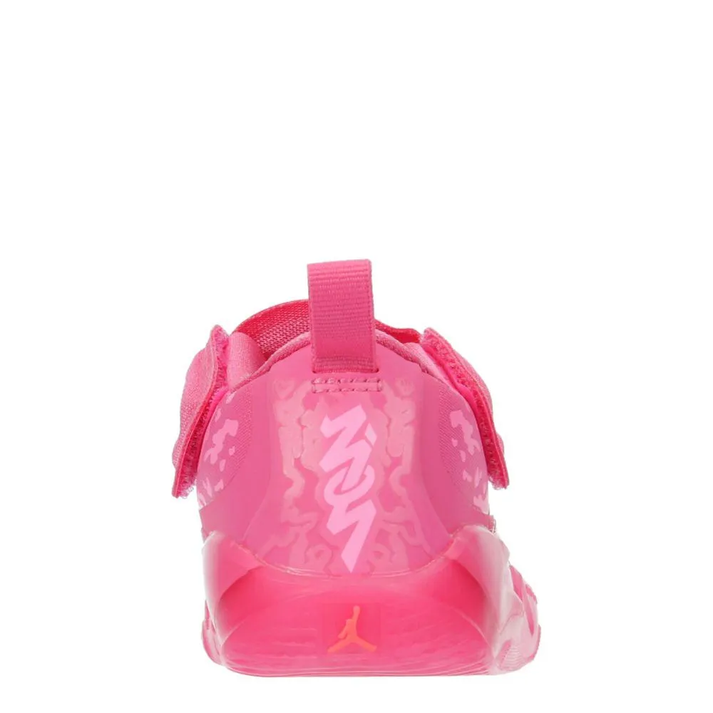 Kids Nike Air Jordan Zion 3 Pink Lotus TD Pink Glow DV3868-600 Sneaker Shoe