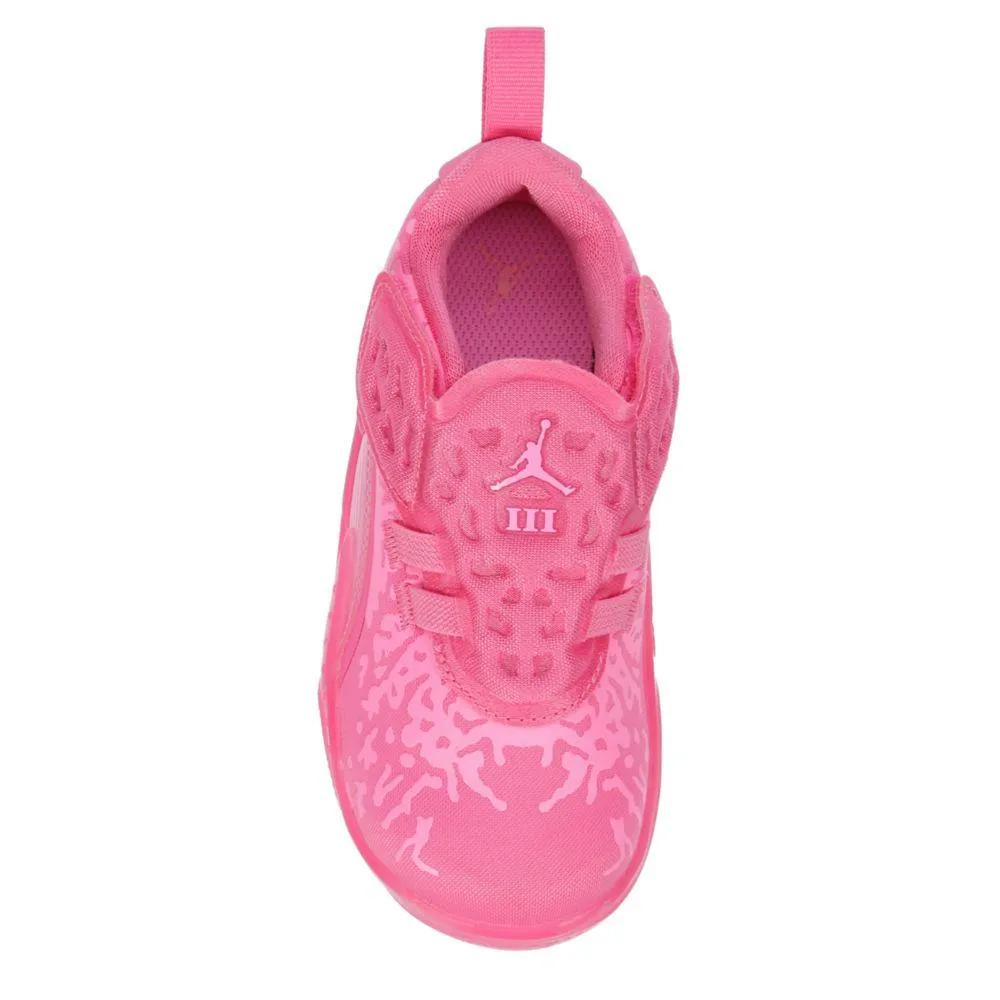 Kids Nike Air Jordan Zion 3 Pink Lotus TD Pink Glow DV3868-600 Sneaker Shoe