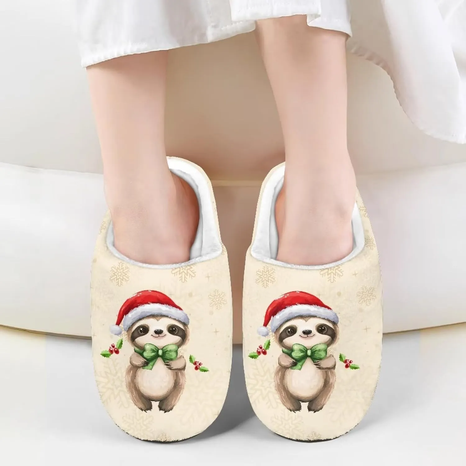 Kids Plush Slippers for Kids Anti-slip House Slippers Cozy Bedroom Slippers Winter House Shoes