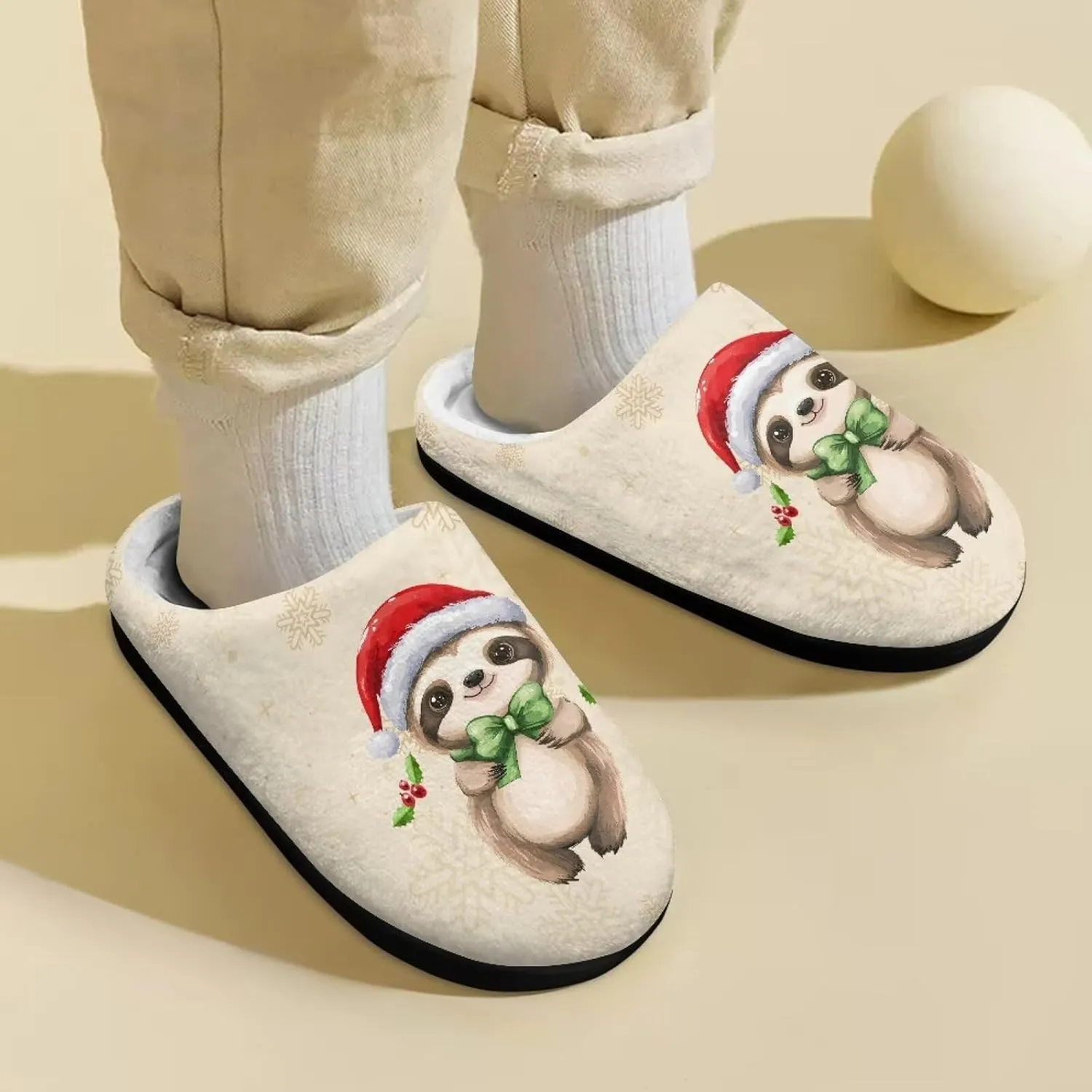 Kids Plush Slippers for Kids Anti-slip House Slippers Cozy Bedroom Slippers Winter House Shoes