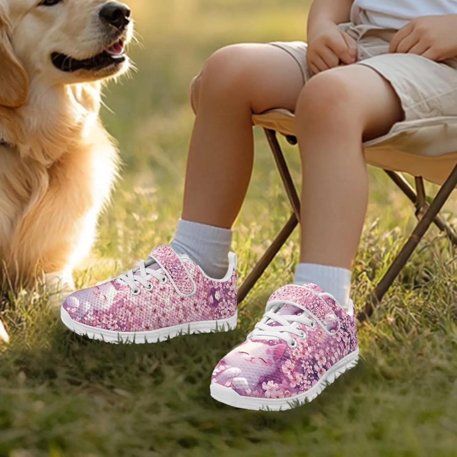 Kids Sneakers for Boys Girls Single Buckle Running Tennis Shoes Breathable Lightweight Sport Athletic Shoe for Little Kids Size 11-15 White Sole