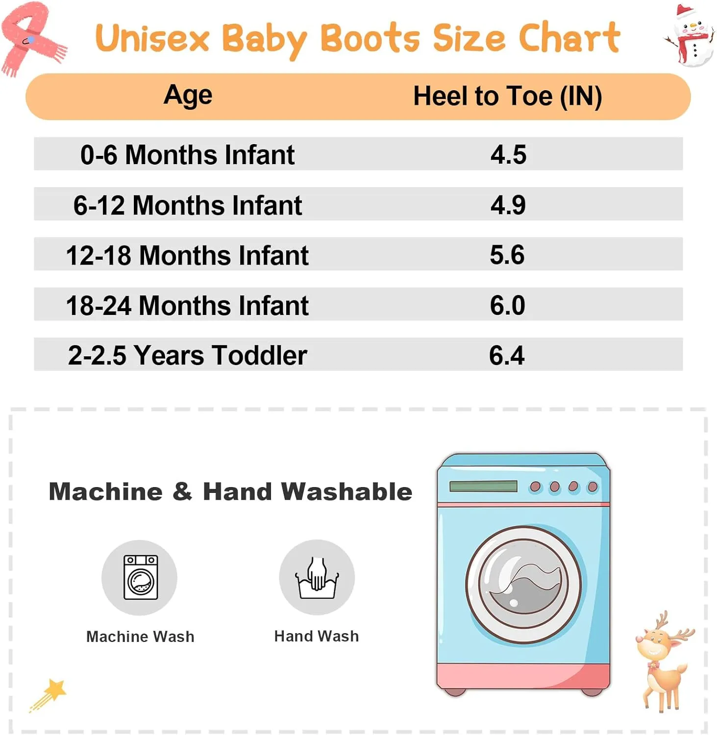 L-RUN Baby Boots for Infant Toddler Boys Girls Ankle Warm Suede Plush Lining House Slippers Little Kids Winter Shoes for Indoor Outdoor Walking