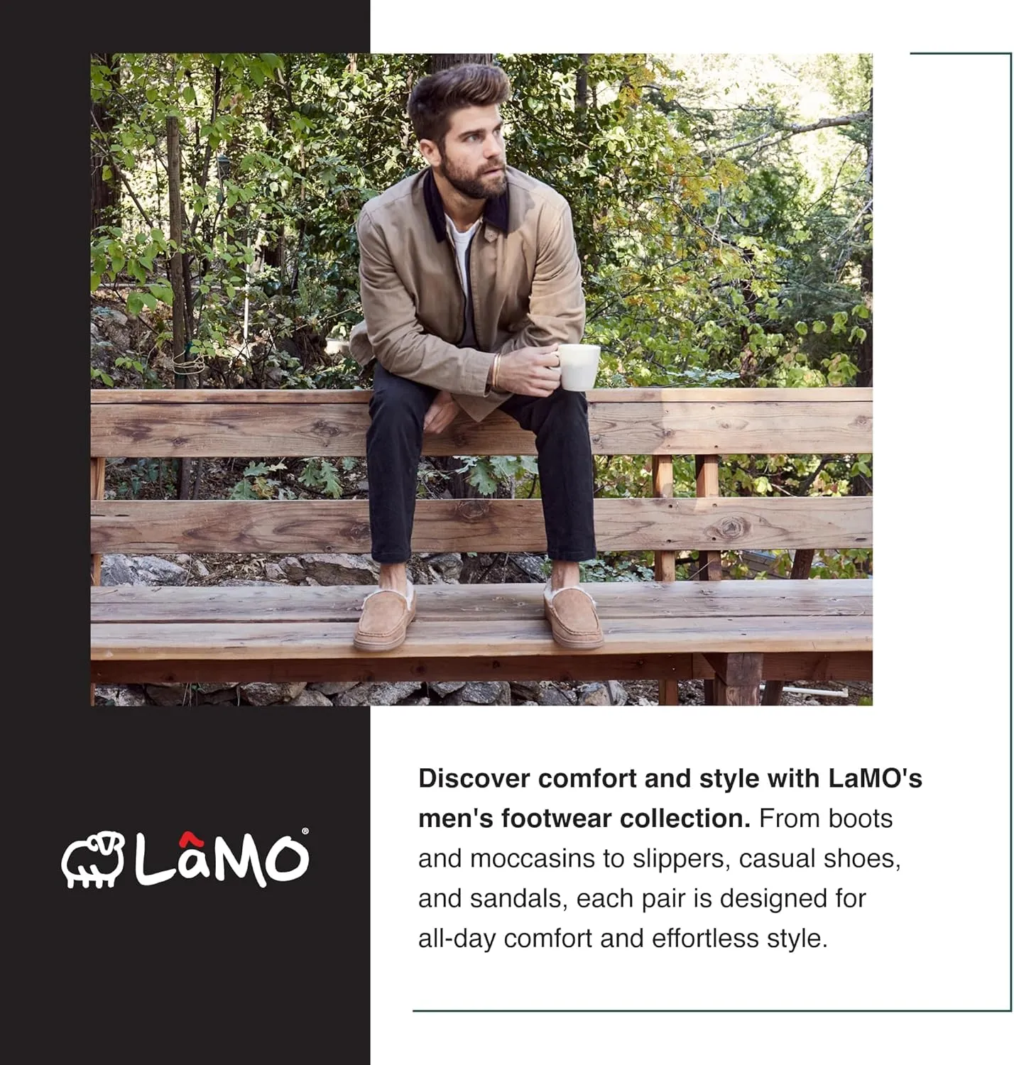 Lamo Men Henry Bootie Slippers for Men - Premium Suede Upper, Luxurious Faux Fur Lining, Ortholite Foam Footbed with Australian Sheepskin - Stylish for Indoor Outdoor Use (Chestnut)