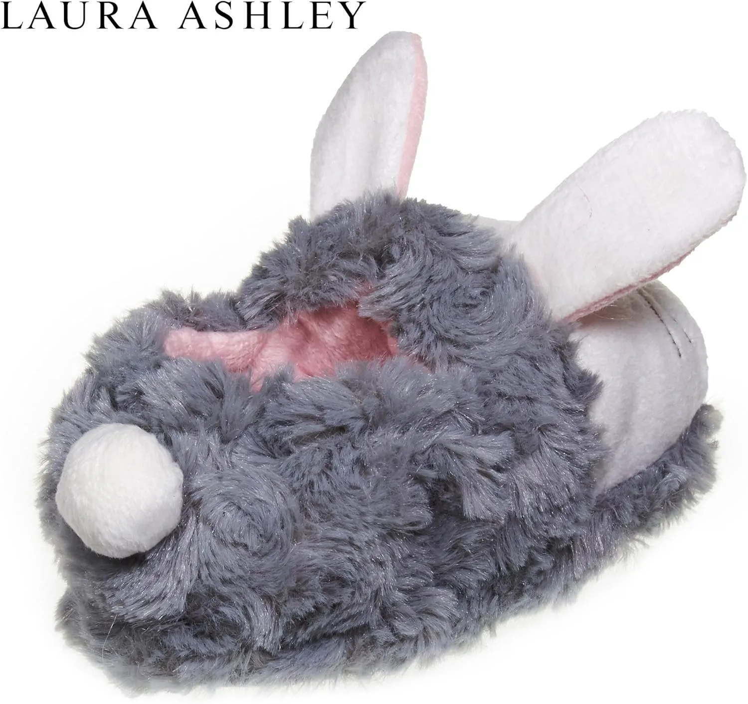 Laura Ashley Toddler Girls Bunny or Dog Clog Slippers Pink (See Sizes and Colors)