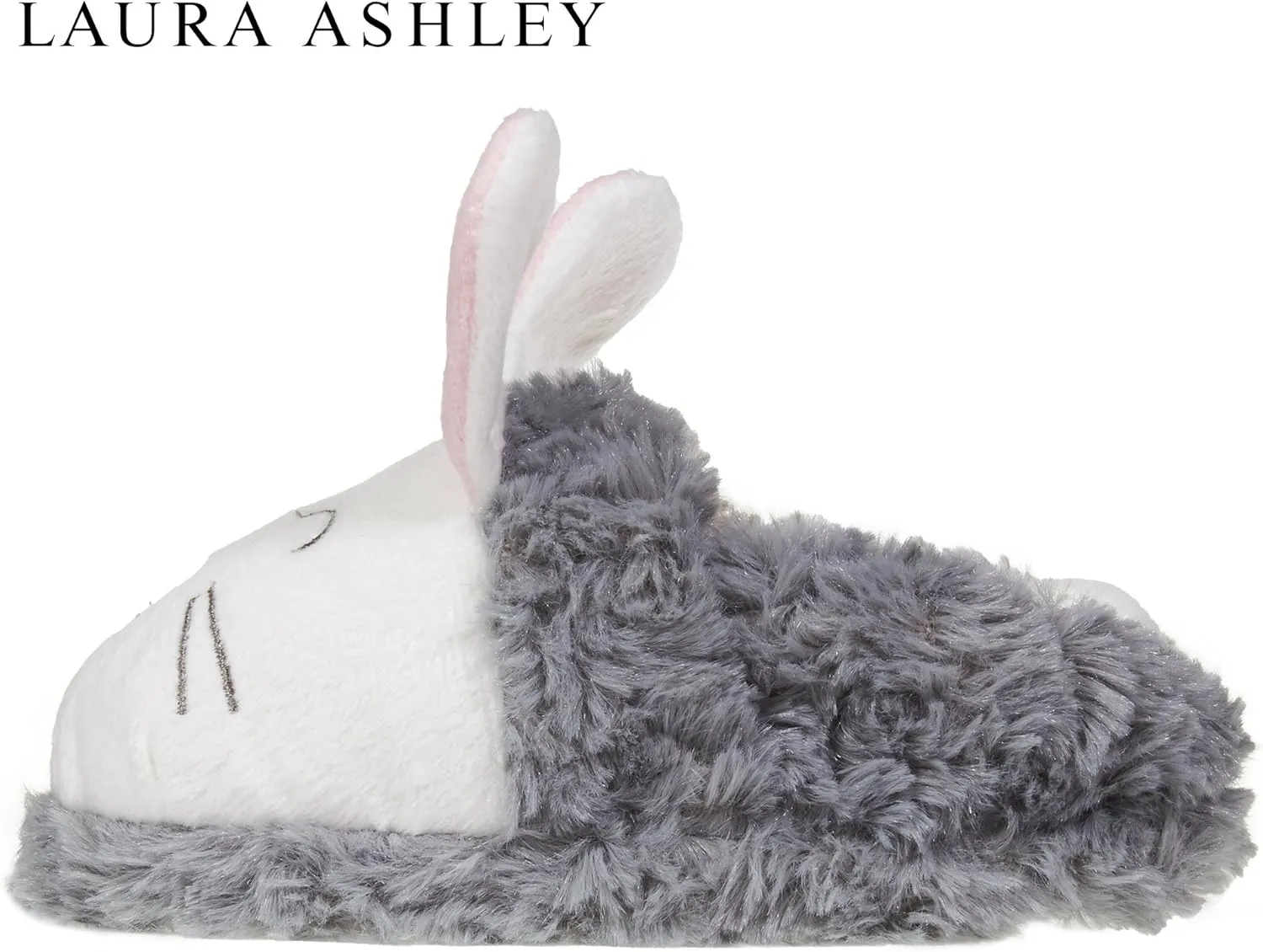 Laura Ashley Toddler Girls Bunny or Dog Clog Slippers Pink (See Sizes and Colors)
