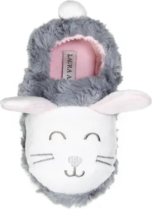 Laura Ashley Toddler Girls Bunny or Dog Clog Slippers Pink (See Sizes and Colors)