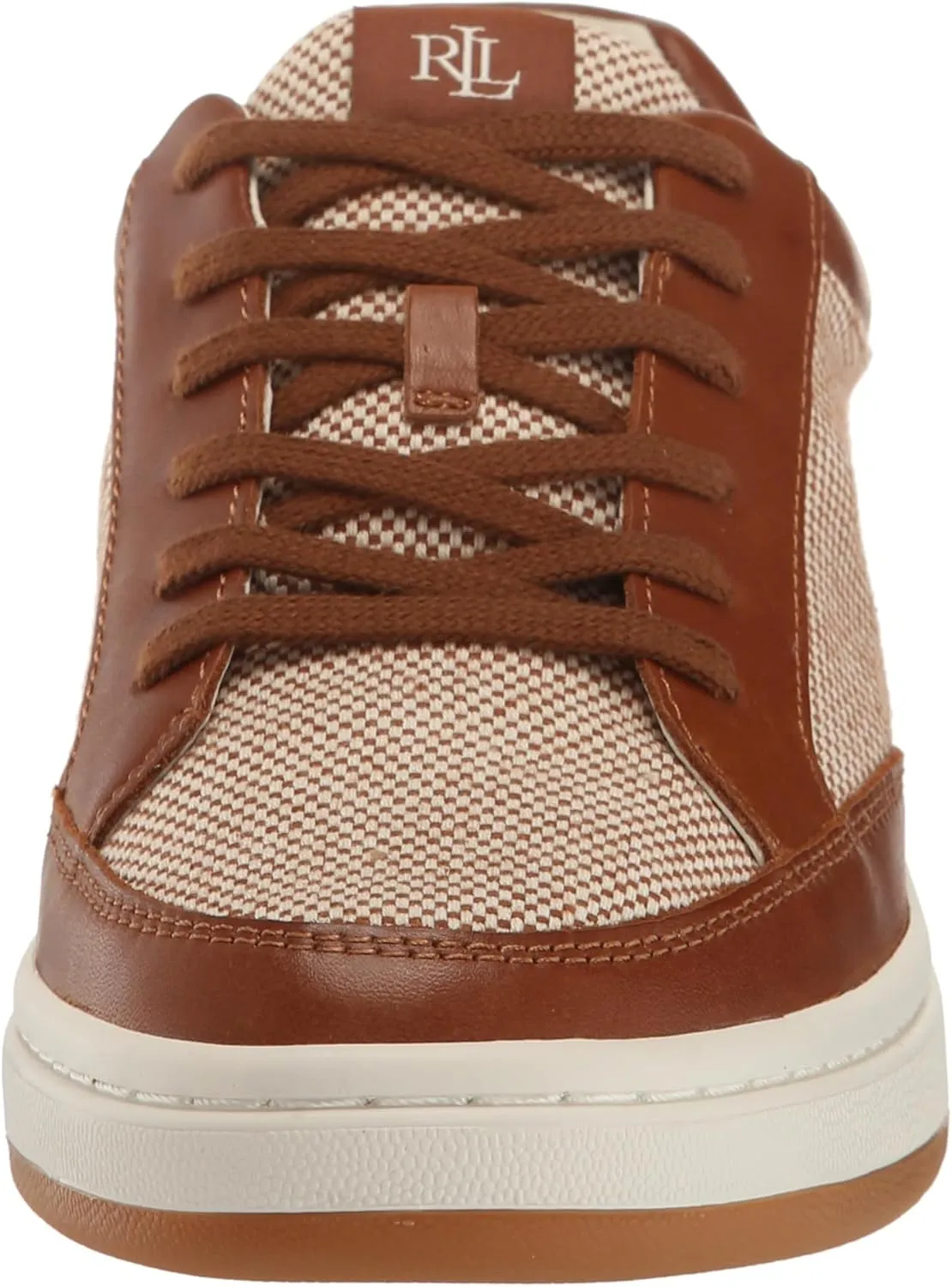 Lauren Ralph Lauren Women's Hailey Iv Canvas & Leather Sneaker