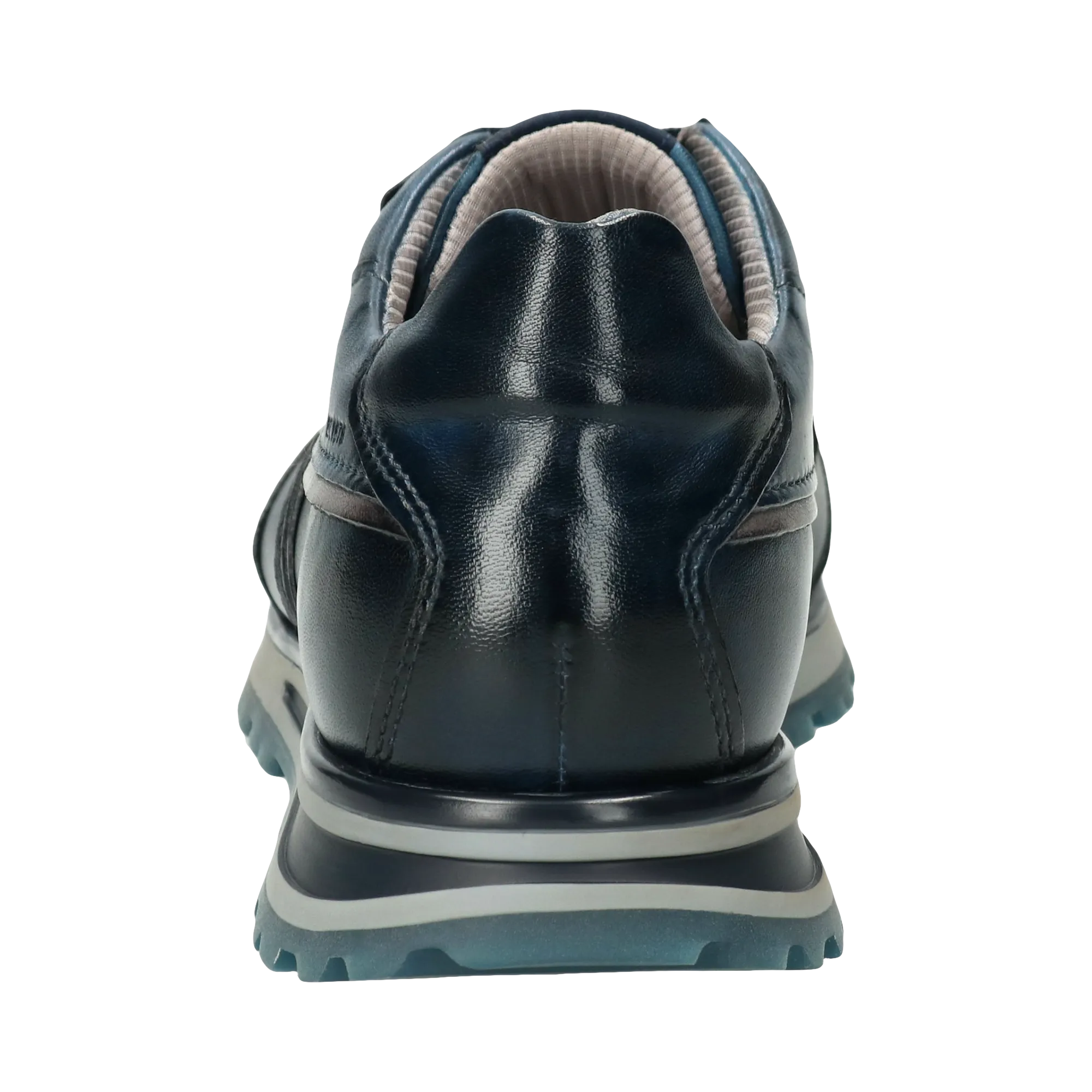 Leder Sneaker dunkelblau