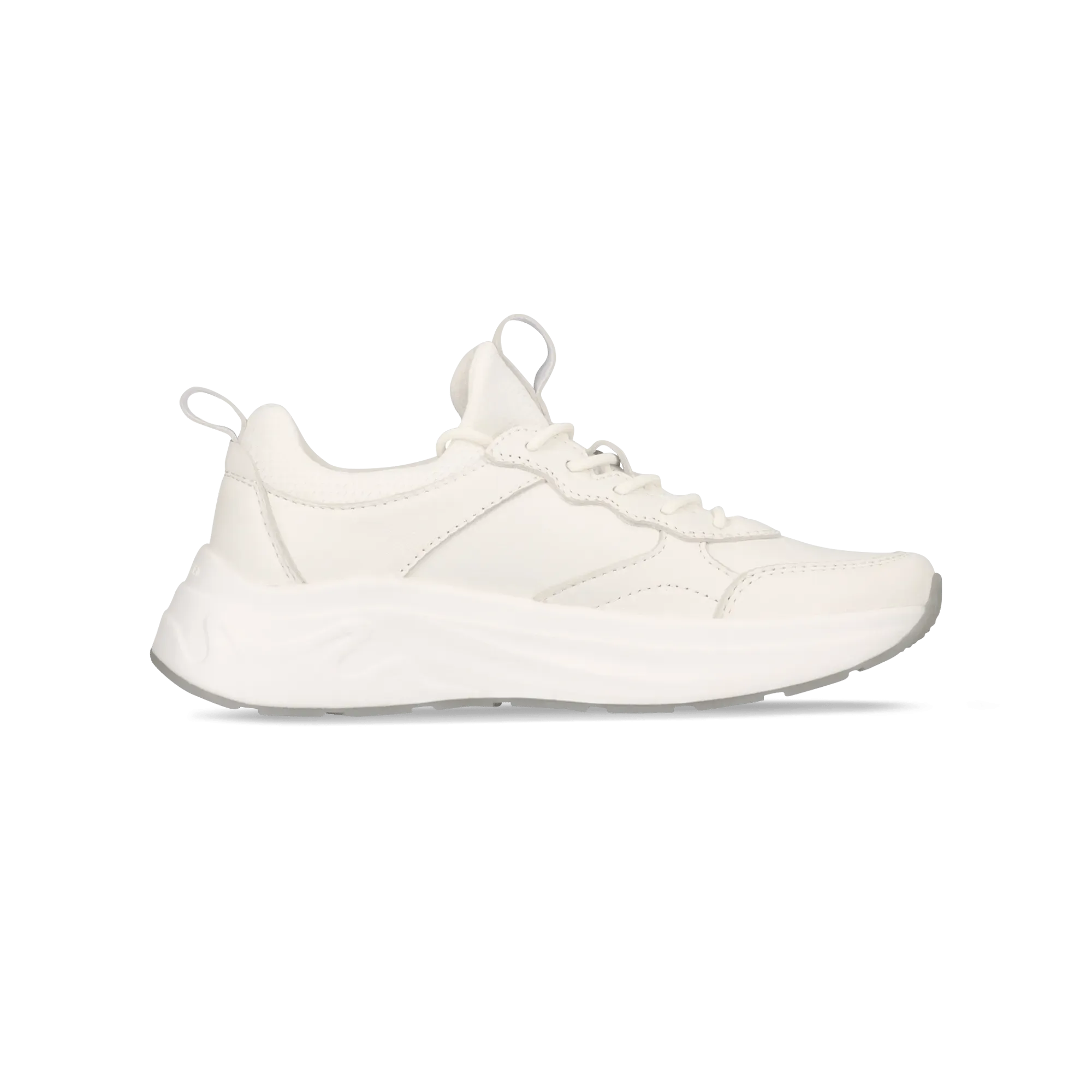 Leder Sneaker weiß