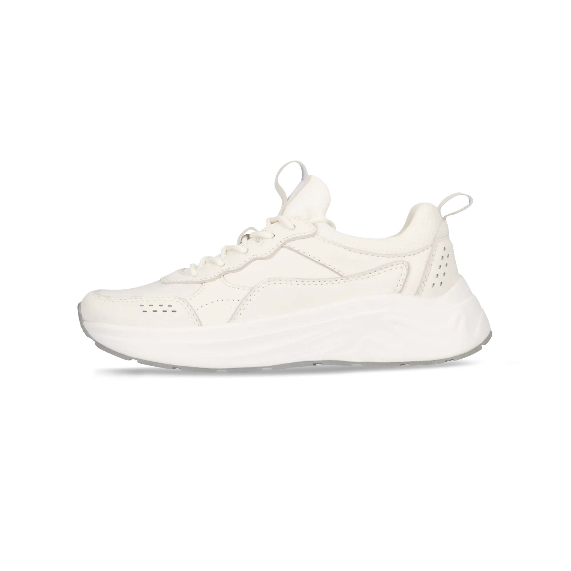 Leder Sneaker weiß