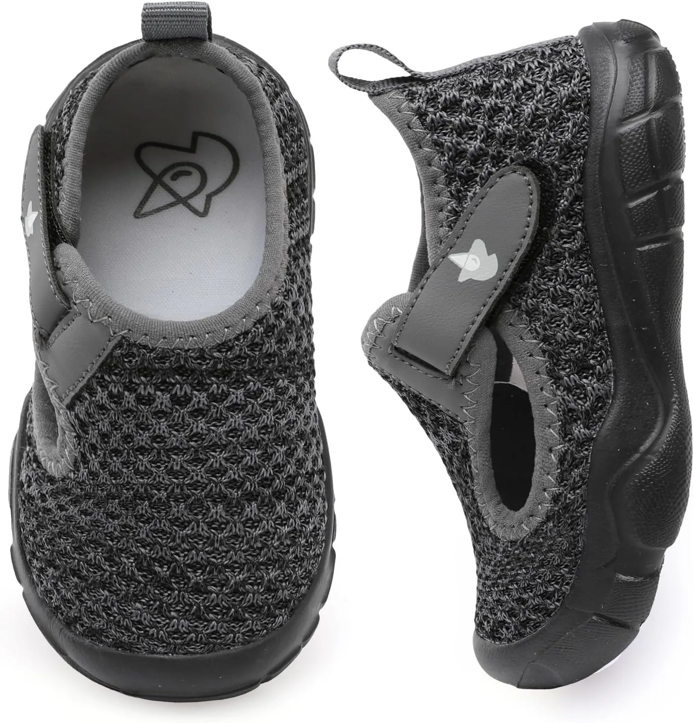 LeIsfIt Toddler Shoes Boys Girls Barefoot Shoes Wide Toe Box Shoes Lightweight Walking Shoes Slip On Tennis Shoes