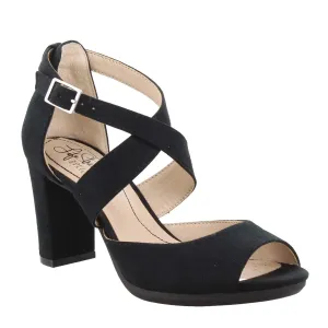 LifeStride Womens Allison Dress Sandal Black 7 M