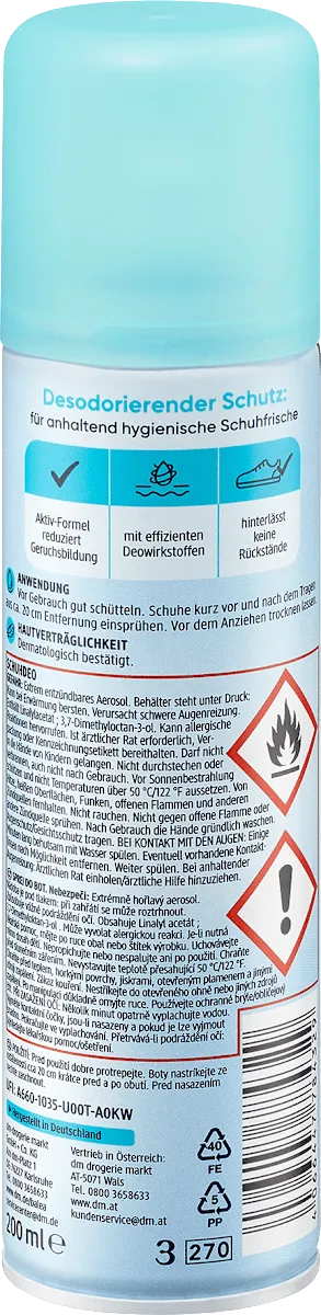 Lightweight ml 200 Shoe Fast international delivery deodorant,