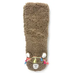 Llama Call You - Women's Cozy Sherpa Slipper Socks