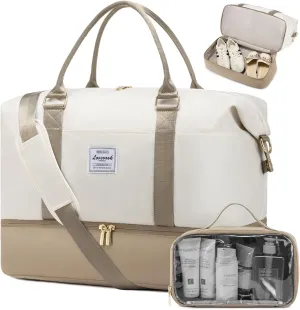 LOVEVOOK Travel Bag Weekender Bags for Women, Carry on Overnight Bag with Shoe Compartment,Duffle Bag with Laptop Pocket,Hospital Bag for Labor Delivery,Gym Tote Bag with Toiletry Bag