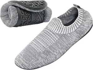 Lucky Sign House Slippers for Mens Womens, Lightweight Non-Slip Home Sock Shoes Rubber Sole Yoga Shoes Indoor Outdoor