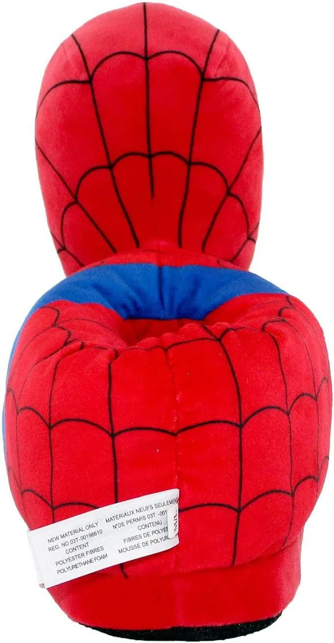 Marvel Slippers from Happy Feet - Officially Licensed Slippers for Kids & Adults - Superhero Character Slippers for Boys, Girls, Men, & Women - Happy Feet Mens & Womens Fluffy Slippers