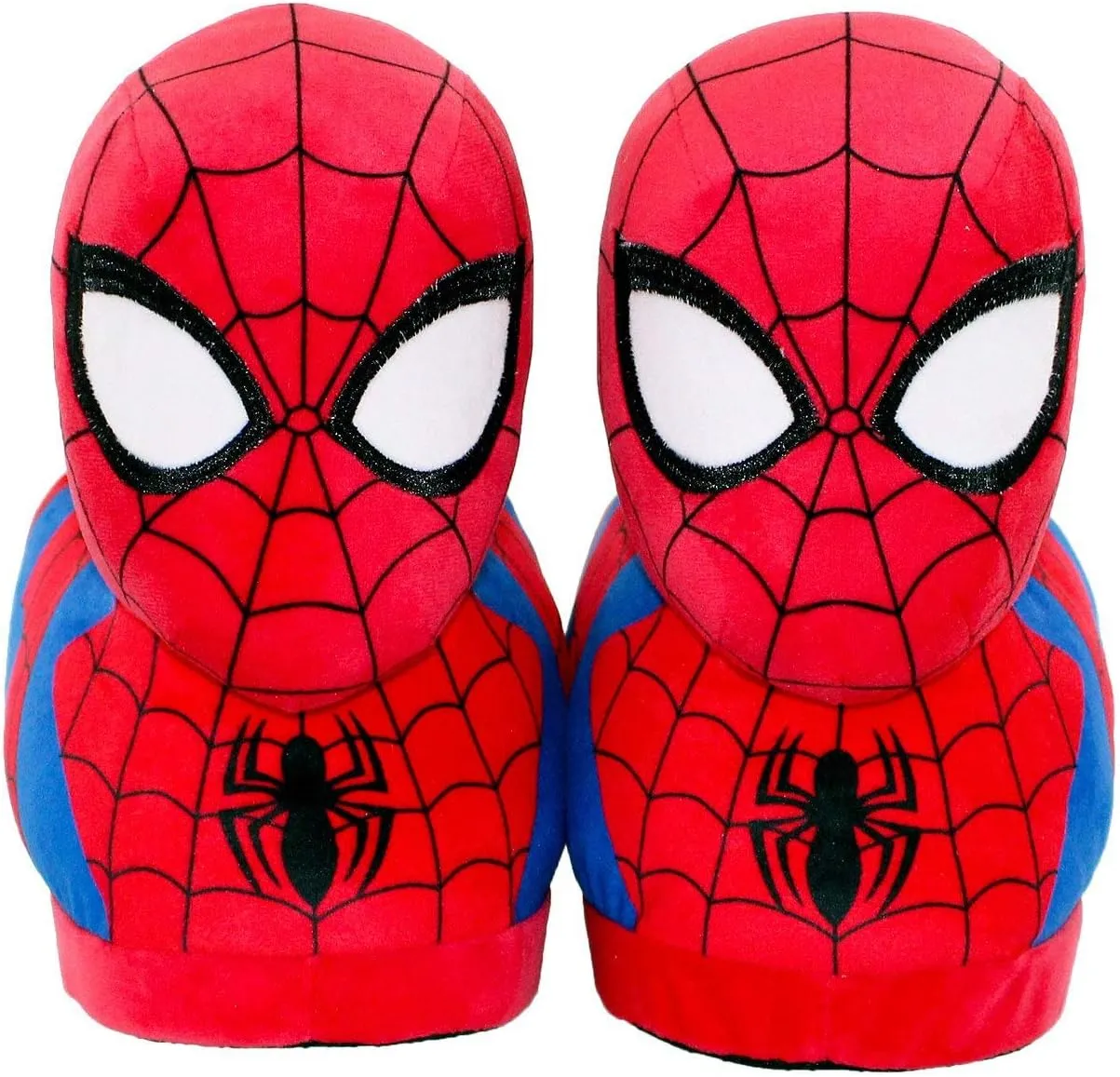 Marvel Slippers from Happy Feet - Officially Licensed Slippers for Kids & Adults - Superhero Character Slippers for Boys, Girls, Men, & Women - Happy Feet Mens & Womens Fluffy Slippers