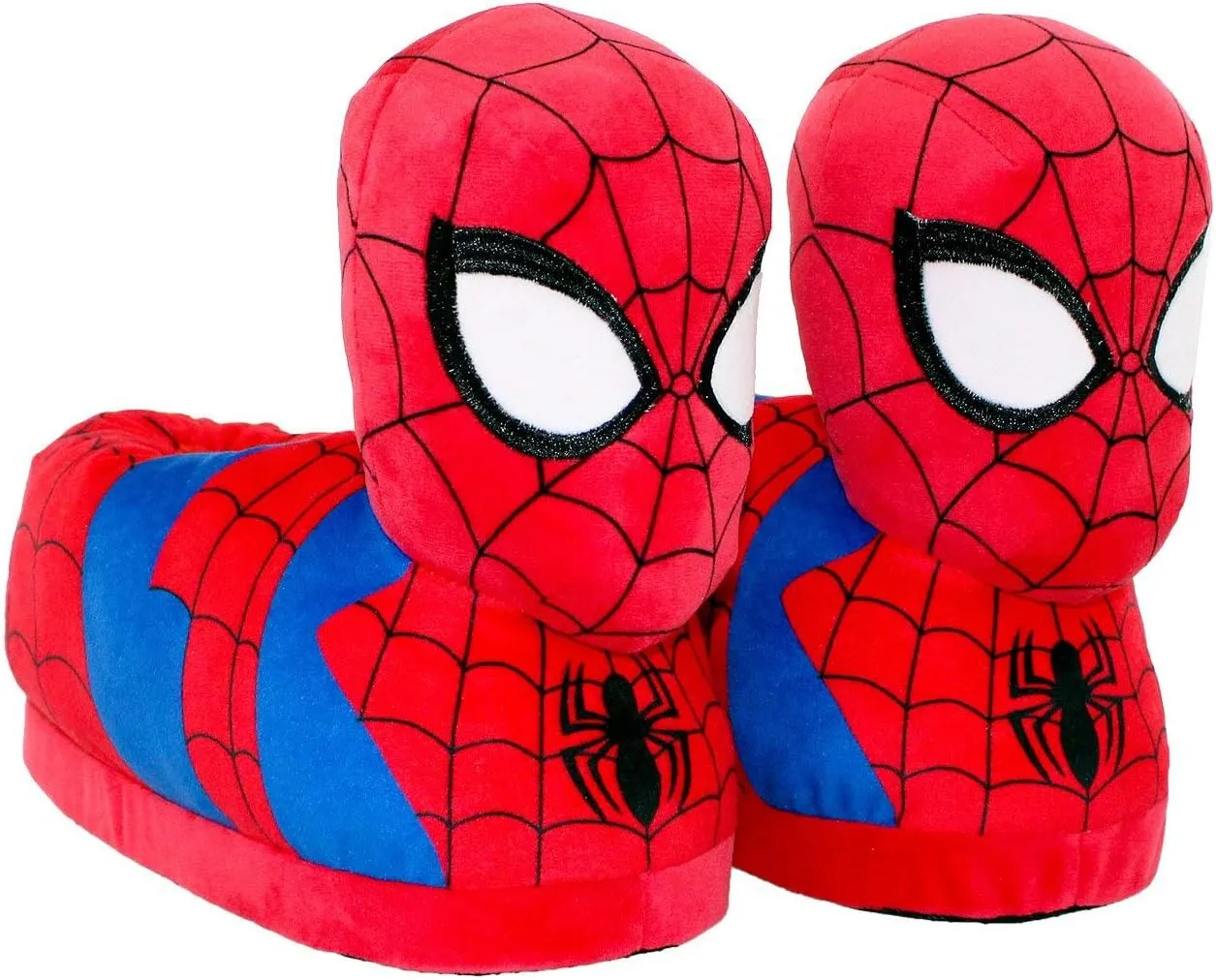 Marvel Slippers from Happy Feet - Officially Licensed Slippers for Kids & Adults - Superhero Character Slippers for Boys, Girls, Men, & Women - Happy Feet Mens & Womens Fluffy Slippers