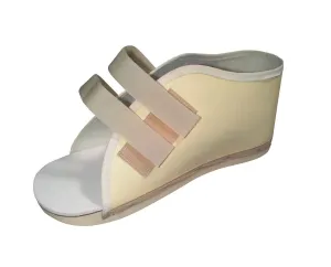 Medline Vinyl Post-Op Shoe, Women's Small Size 6-7.5, Beige, Hook-and-Loop Closure, Skid-Resistant, 1 Each