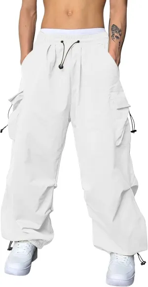 Men Cargo Combat Work Pant Gym Sports Jogger uflage Soft Jog Sweatpants Baggy Pant Drawstring Pull-On Pants