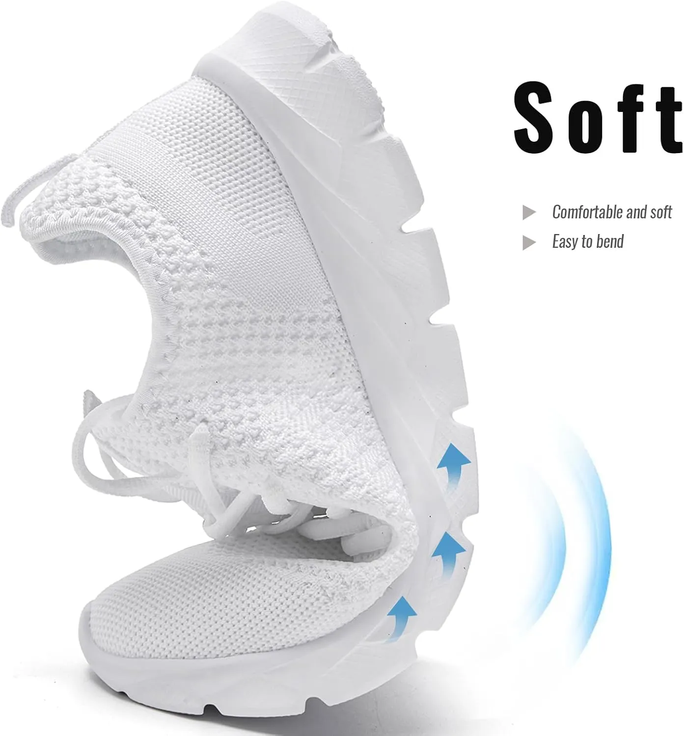 Men Running Shoes Tennis Walking Gym Slip On Athletic Fashion Sneakers Lightweight Breathable Sport Shoe