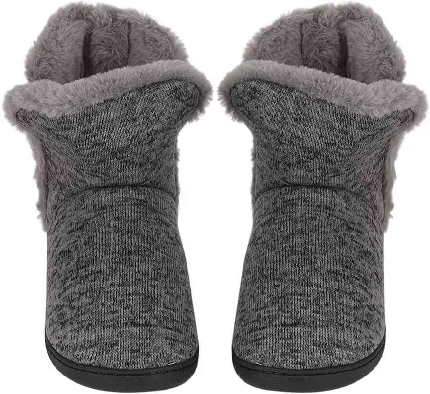 Men Snow Boots Hiking Ankle Bootie Men's House Slippers Socks Dorm Slippers Novelty Bed Winter Warm Slipper Boots Non Slip Indoor Bedroom Slippers Xmas Gifts