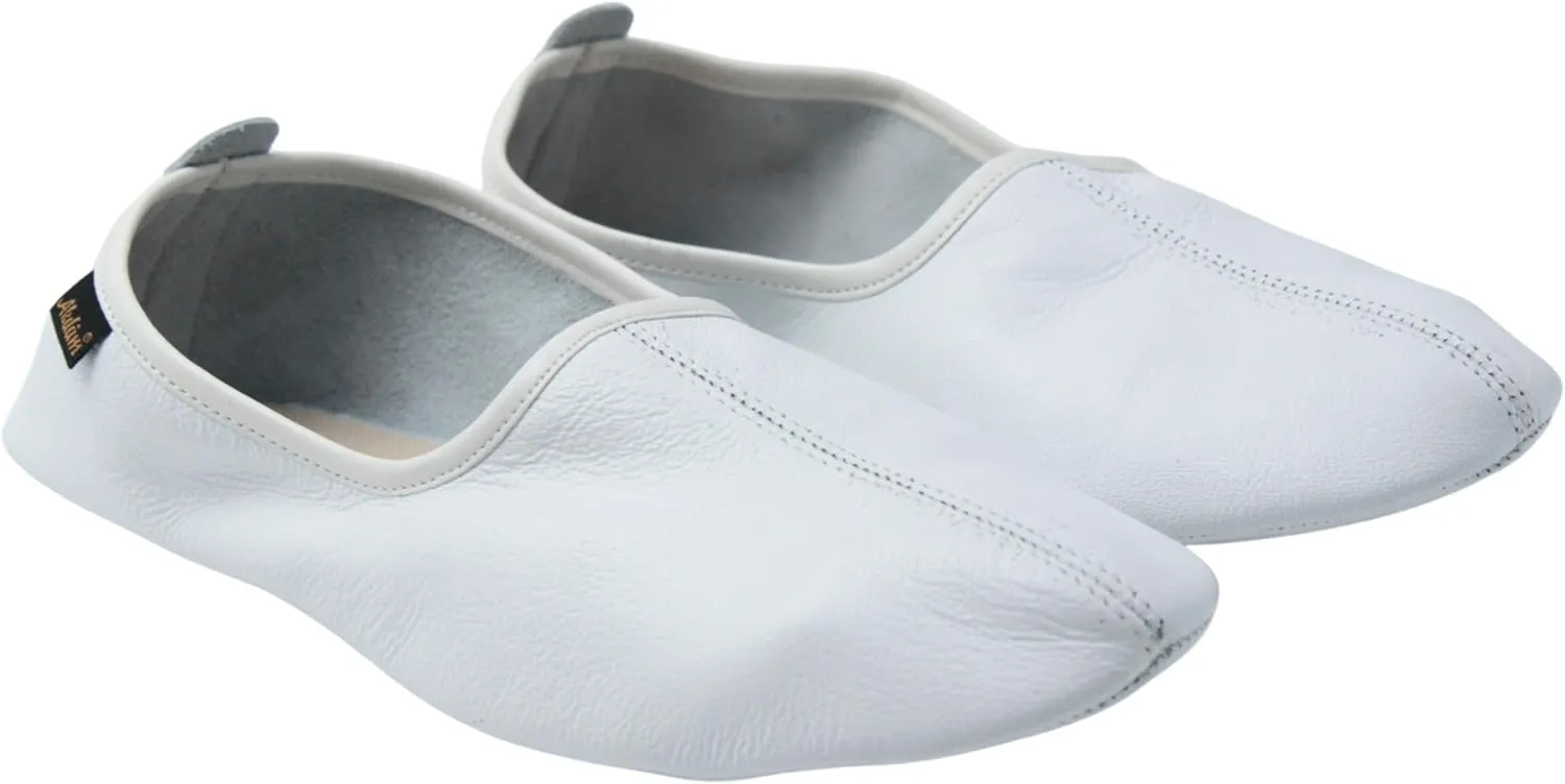 Mens Indoor Leather Slippers Traditional Babouche House Shoes Barefoot Moccasin