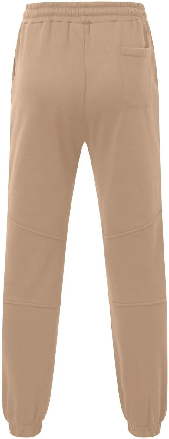 Mens Jogging Pants Casual Camouflage Jogger Hiking Sweatpant Cuffed Elasticated Waist Track Pant