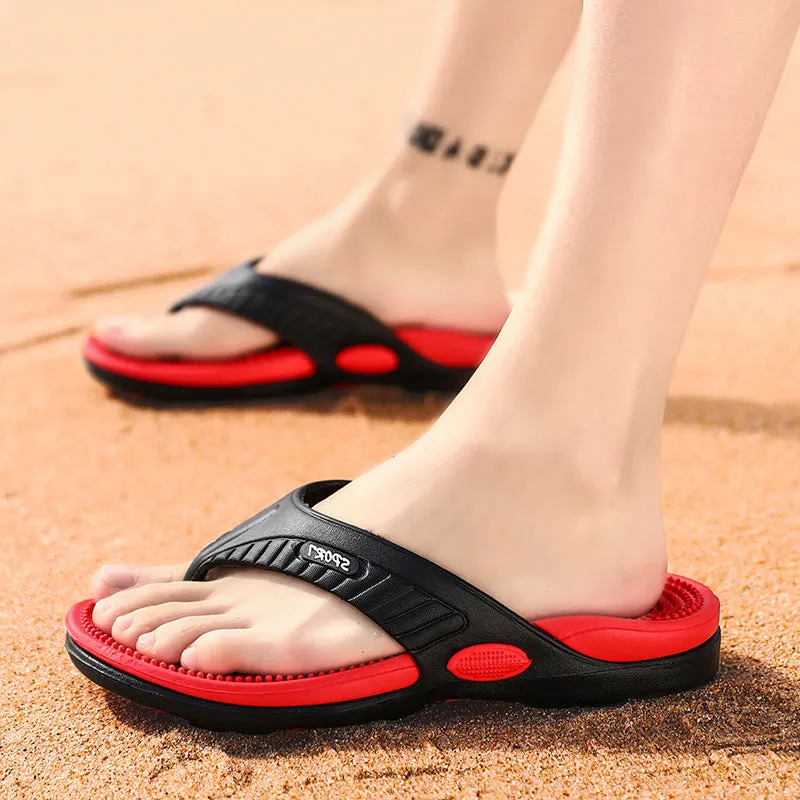 Men's Quick-Dry Flip Flop Thong Sandals Indoor and Outdoor 4.0