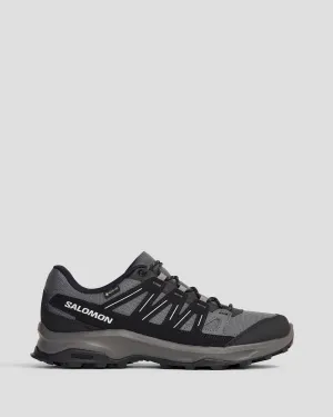 Men's Salomon Grivola Waterproof Hiking Shoe - Magnet/Black/Qush