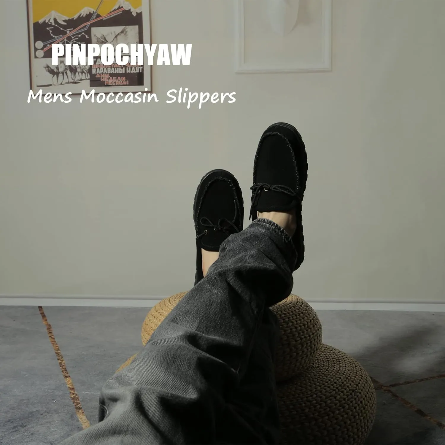 Men's Sheepskin Moccasin Indoor/Outdoor Slippers