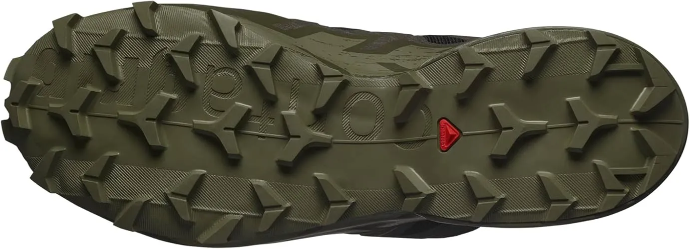 Men's Speedcross 6 GTX Shoe - Black/Peat/Deep Lichen Green