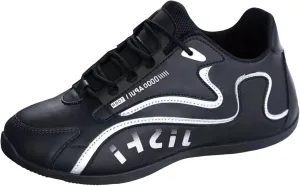 Men's White Running Sneakers - Golf Shoes