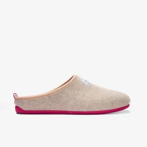 Mercredy Slipper White / Fuxia