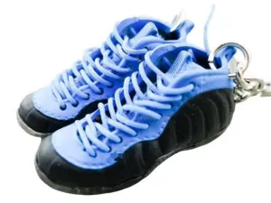 Mini sneaker keychain 3D Foam - Blue/Black