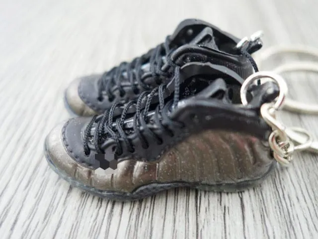 Mini sneaker keychain 3D Foam - Deep Grey