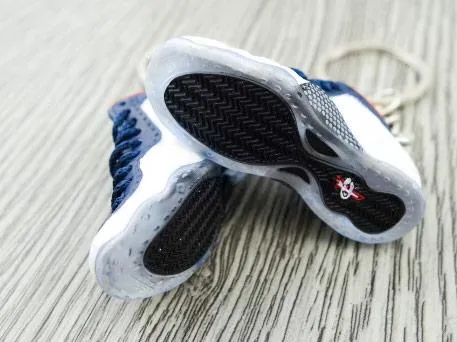 Mini sneaker keychain 3D Foam One Team USA - Olympic