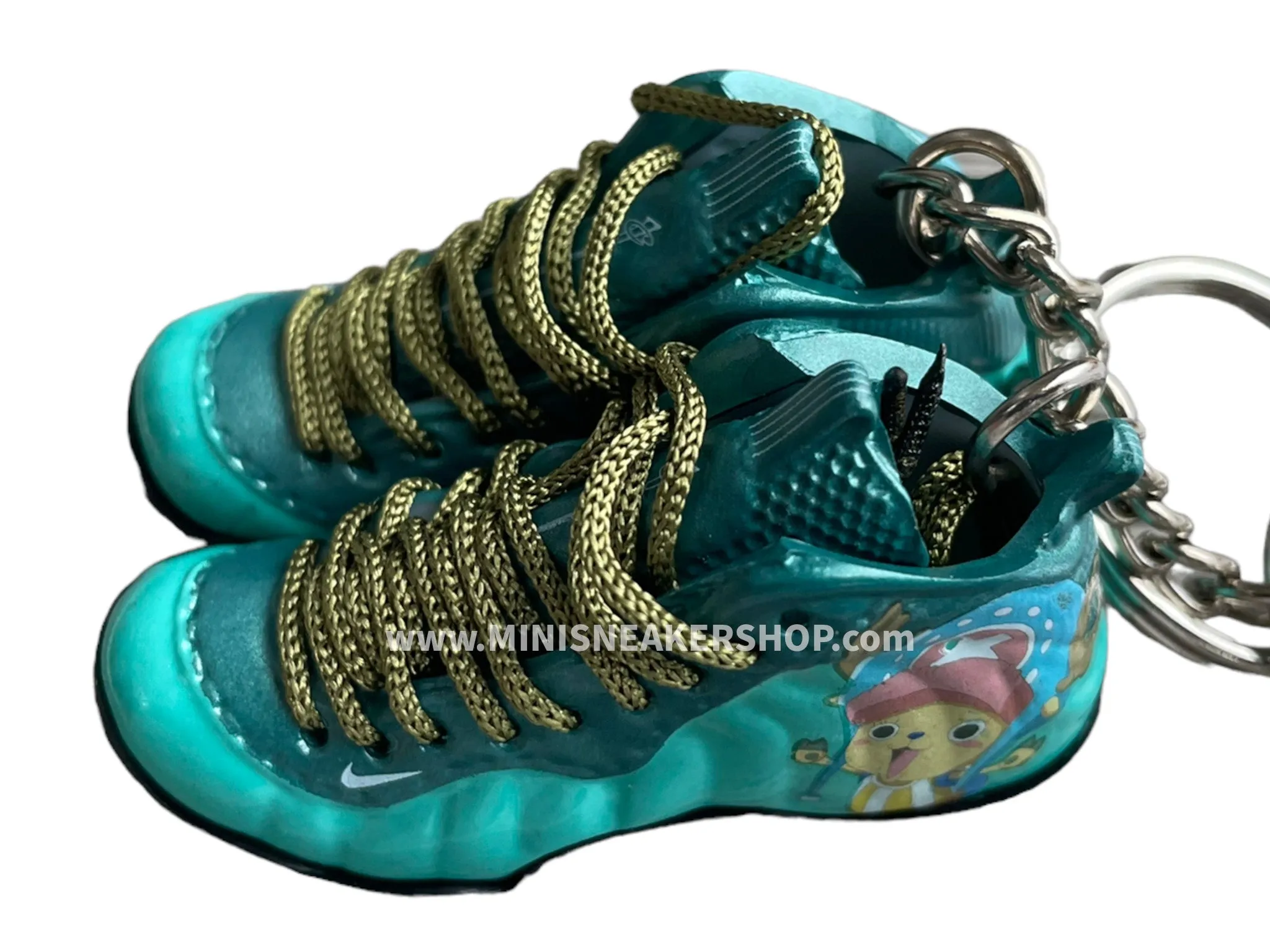 Mini sneaker keychain 3D Foamposite - One Piece
