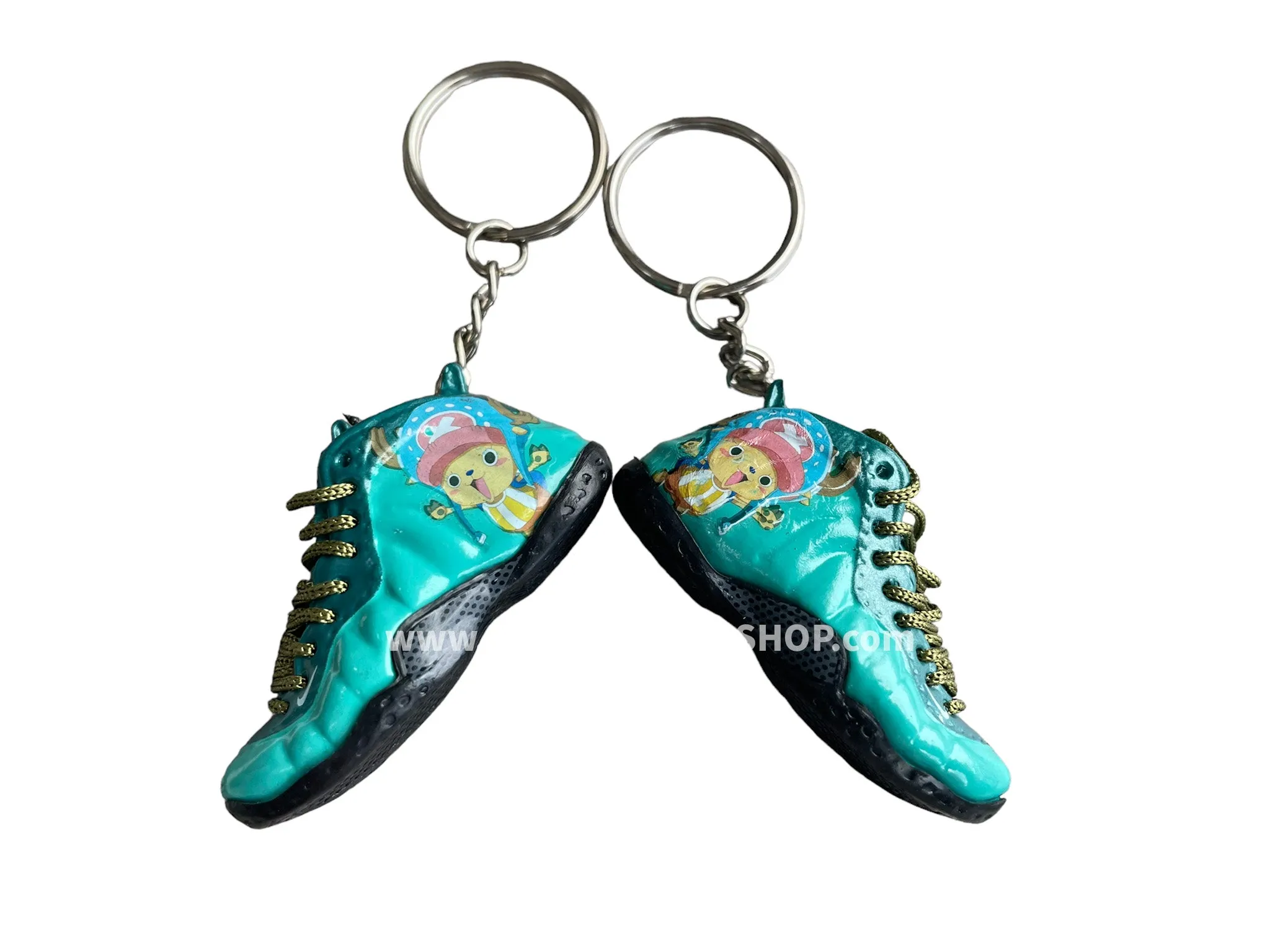 Mini sneaker keychain 3D Foamposite - One Piece